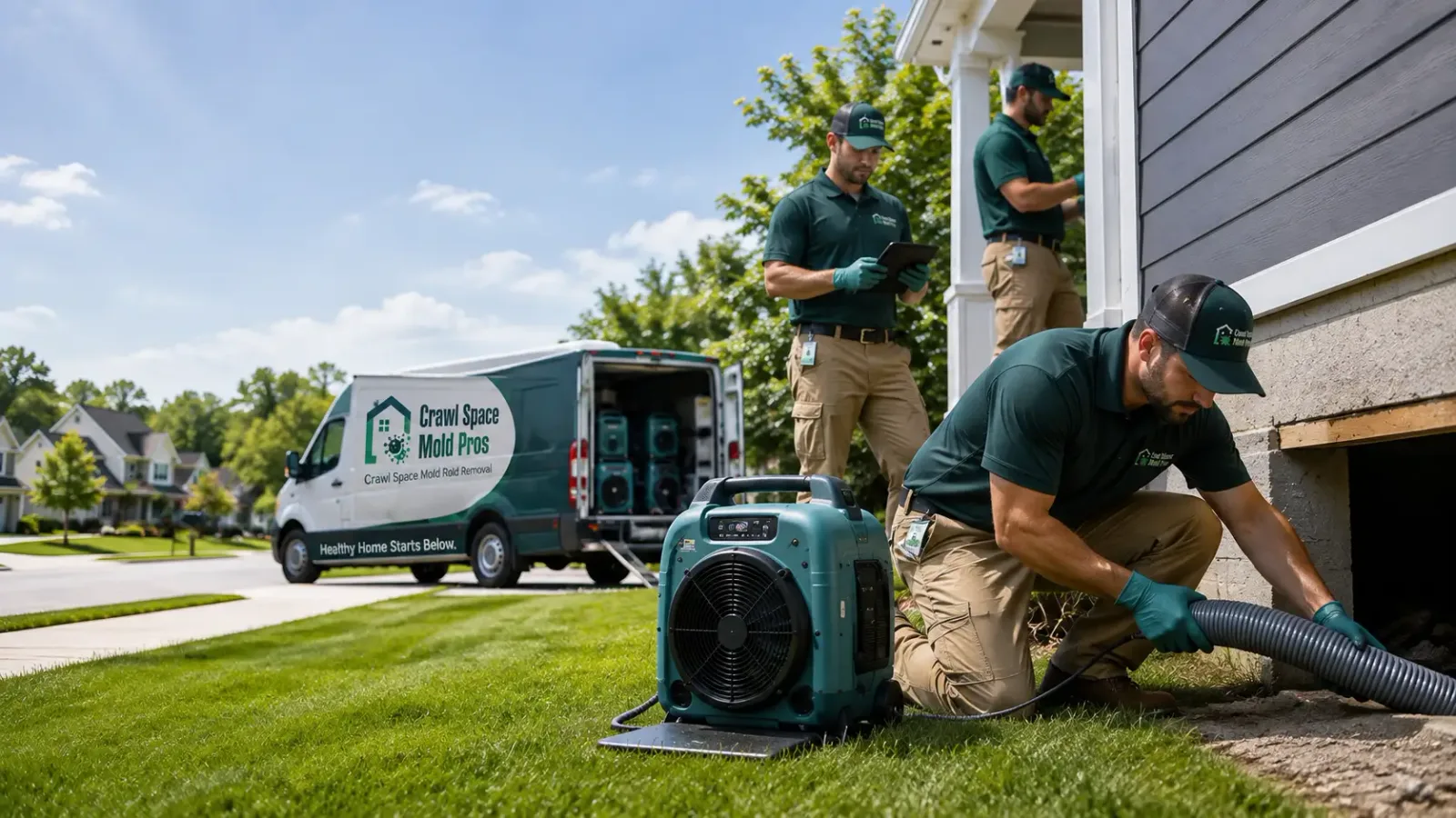 Crawl Space Mold Removal in San Mateo, FL